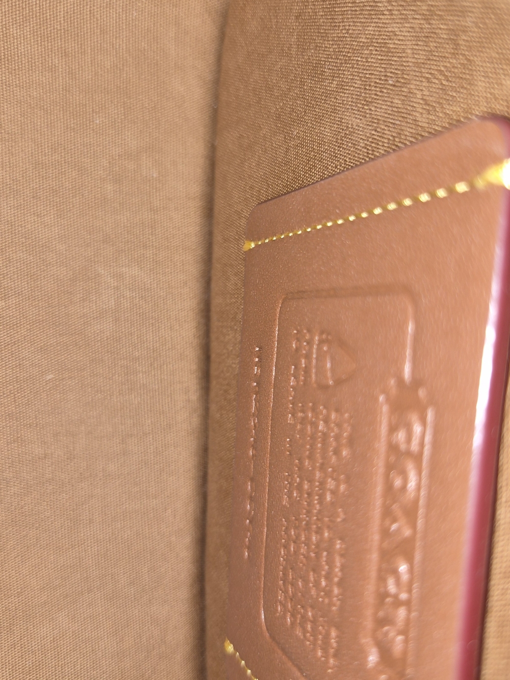 Crystal-Embellished Tan Trim Shoulder Bag - Picture 6 of 6